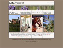 Tablet Screenshot of catalyst2001.com